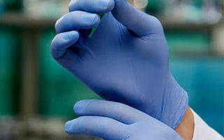 NEST Blue Nitrile Gloves
