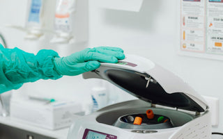 Centrifuge Being Used in Lab