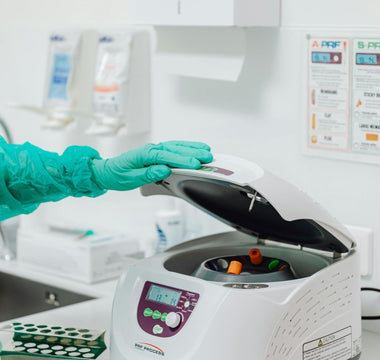Centrifuge Being Used in Lab