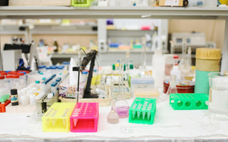 Lab Bench with Equipment 