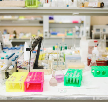 Lab Bench with Equipment 