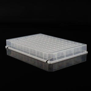 0.5 ml 96-Well Deep Well Plate, V Conical Bottom, Square well, sterile, 5/pk, 50/cs - 500621