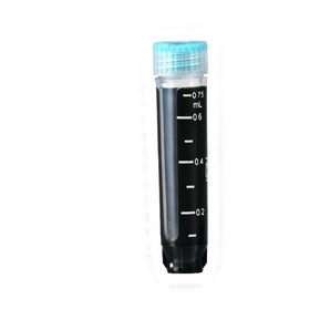 SBS 3D Cryovials, 0.75 mL, External Thread, 12*8 Rack, Sterile, 96 pcs/rack, 10 racks/case - , 960 pcs/case - 612651