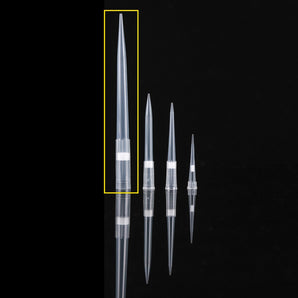 1mL filter tip highlighted in yellow