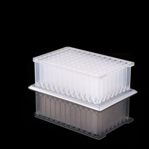 2.2 mL 96-Well Deep Well Plate, I-Shaped, U-Bottom, Square Well, Non-Sterile, 5/pk, 50/cs - 503711