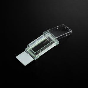 Nest Cell Culture Chamber Slides, 1 well w/glass slide, Clear, 9.40 cm2, 2.5-5.5ml, 6/pk, 12/cs -230101