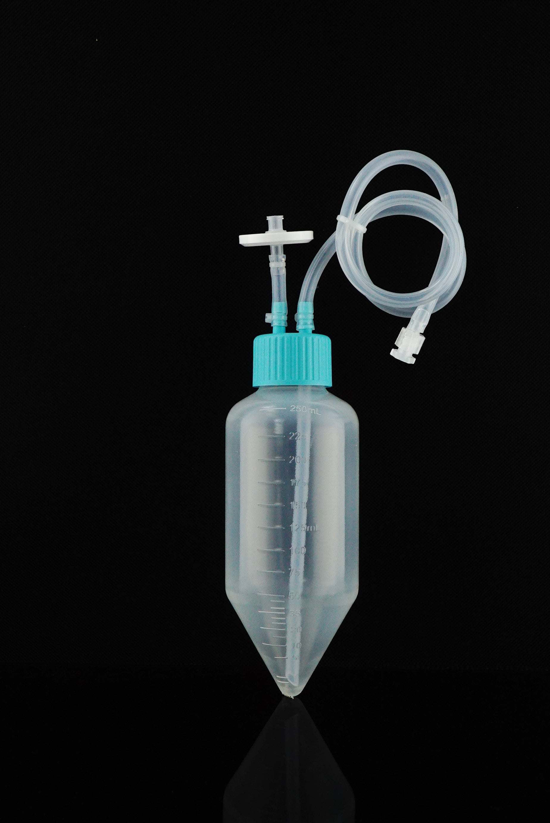 250mL Centrifuge Tube with Bi-directional Transfer Cap with Silicon Tube