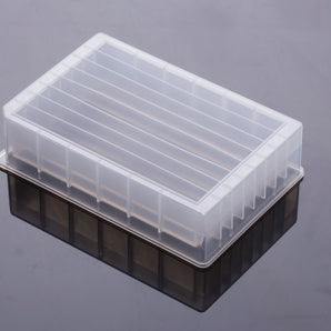 Reservoir microplates without caps, multi well, 8 channel, low profile 31.4mm height, 22ml, Sterile, 10/pk, 50/cs - 360161