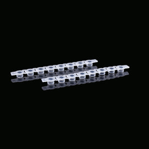 Flat 8-strip Caps, Sterile, 125/pk, 1250/cs - 406022