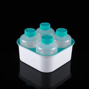 500 mL PP Centrifuge Tubes with Plug Seal Cap, Racked, Sterile，4/pk, 24/cs - 623002