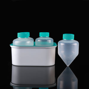 500 mL PP Centrifuge Tubes with Plug Seal Cap, Racked, Sterile，4/pk, 24/cs - 623002