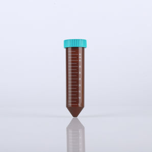 50ml Amber Color Centrifuge Tube, Rack (PS Rack), Sterile 25/pk, 500/cs - 602201