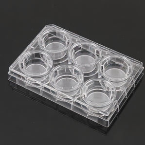 6 Well plate with 6 PET inserts - Nest 723331