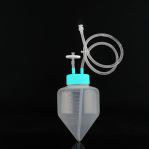 500mL Centrifuge Tube with Bi-directional Transfer Cap with Silicon Tube (50cm 1/8" ID 1/4" OD), Male Luer Lock Connector with Luer Cap, Vent Filter (0.22 μm Φ24mm), Sterile, 1/pk, 4/cs - C61022-EFB050A