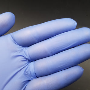 Nest Nitrile Examination Gloves, Blue, 3 mil, powder free, extra large 90/pk, 900/cs - 902041