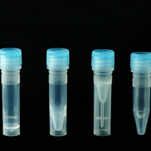 1.5 mL Conical Vials, External Thread, with Sealing Ring, Sterile, 50/pk, 500/box, 2000/cs - 634102N