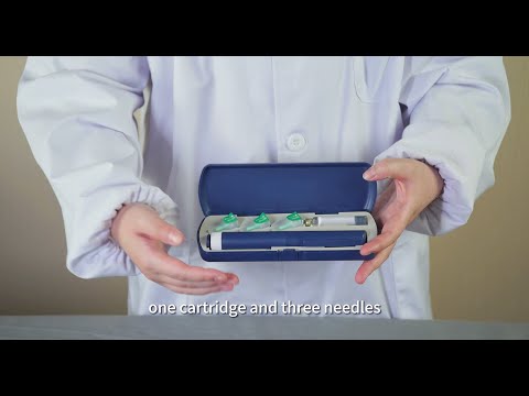 Reusable injection pen for peptides